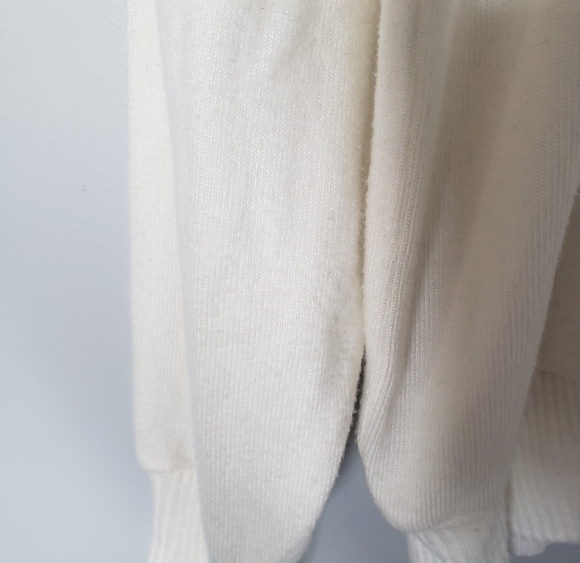 LNA Black Colorblock Crewneck Pullover Sweater Black White Neutral SZ XS - Picture 4 of 6